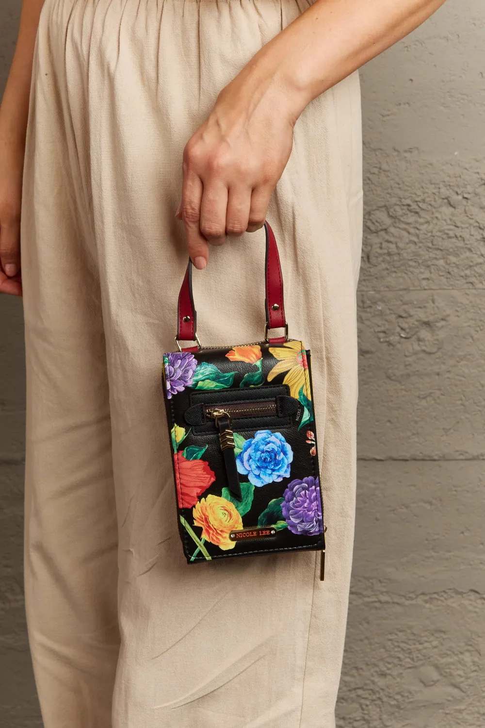 Pretty as a Picture Small Crossbody Wallet