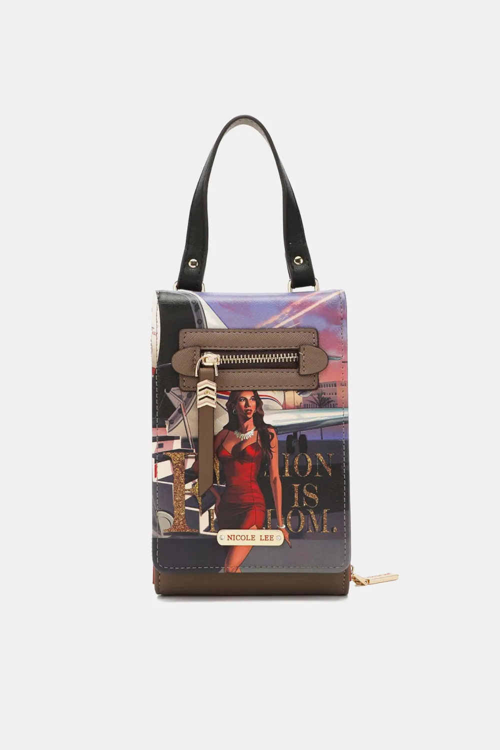 Pretty as a Picture Small Crossbody Wallet