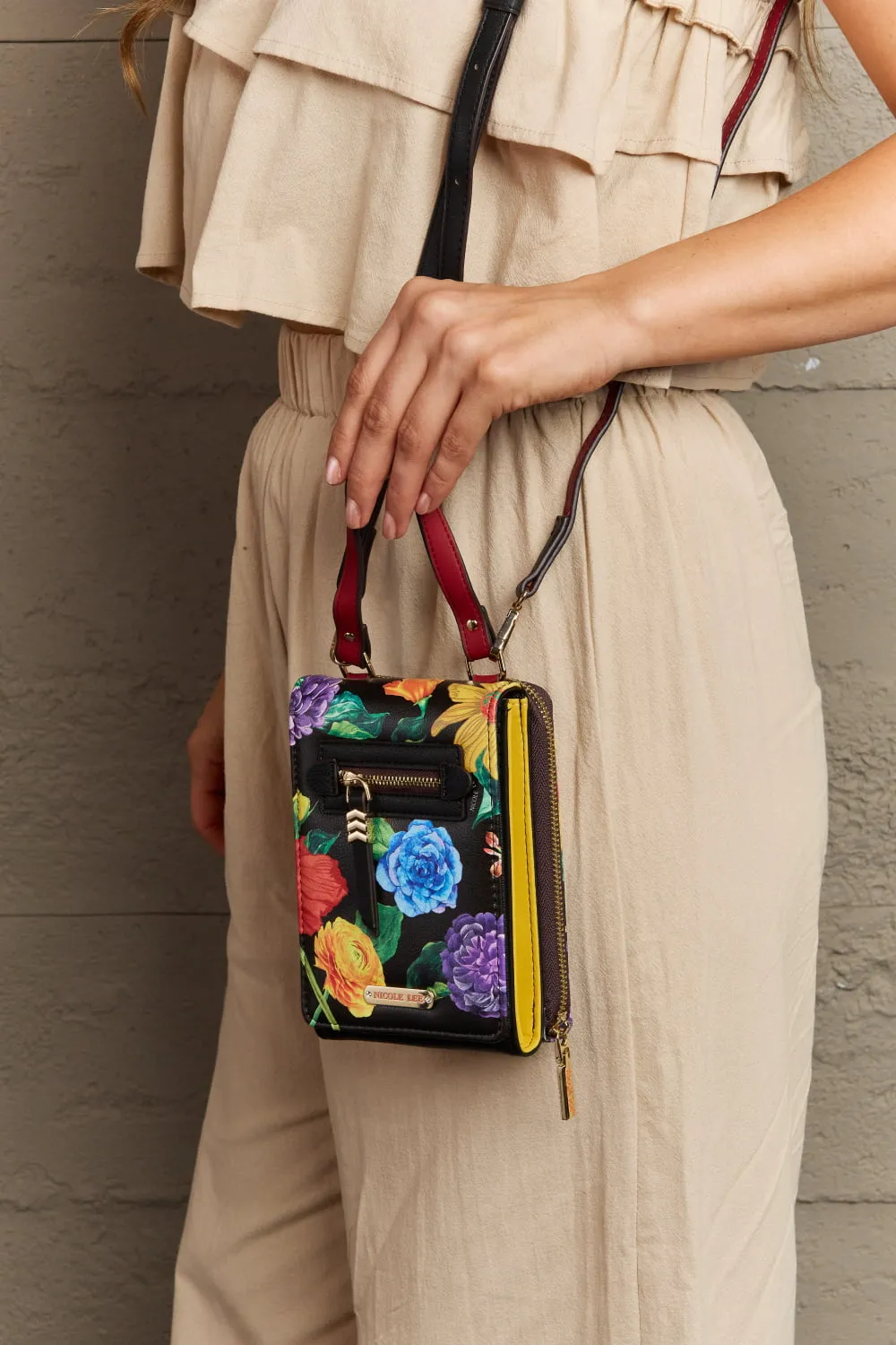 Pretty as a Picture Small Crossbody Wallet