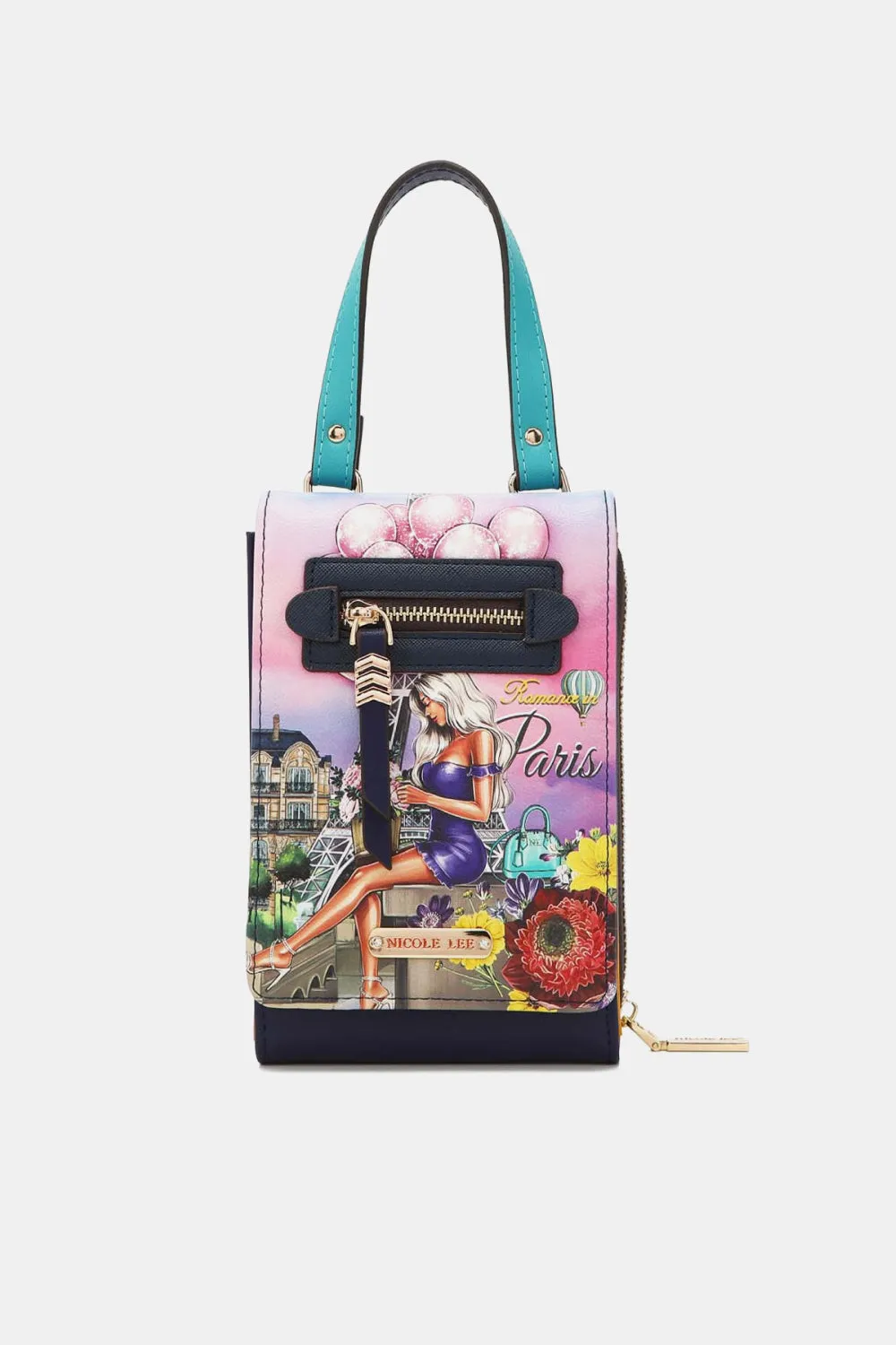 Pretty as a Picture Small Crossbody Wallet