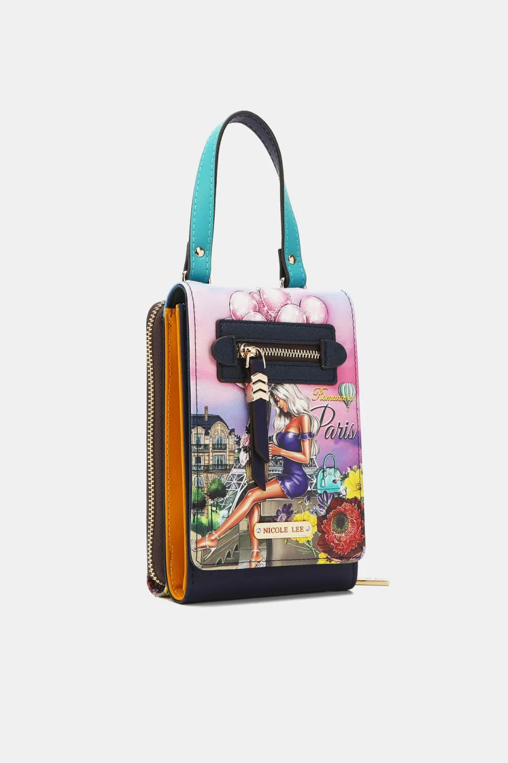 Pretty as a Picture Small Crossbody Wallet