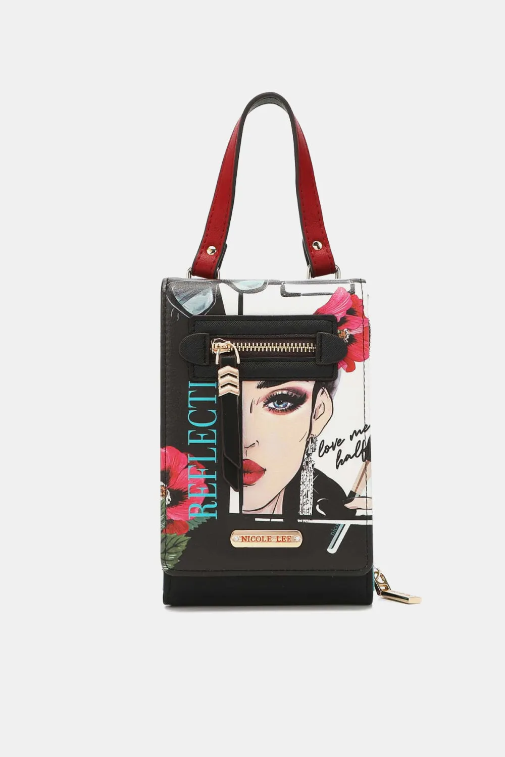 Pretty as a Picture Small Crossbody Wallet