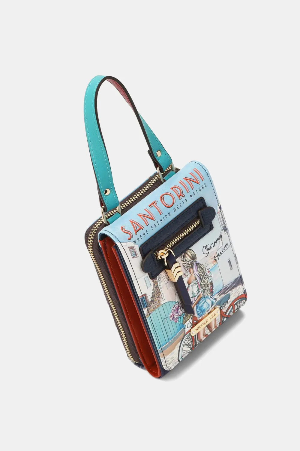 Pretty as a Picture Small Crossbody Wallet