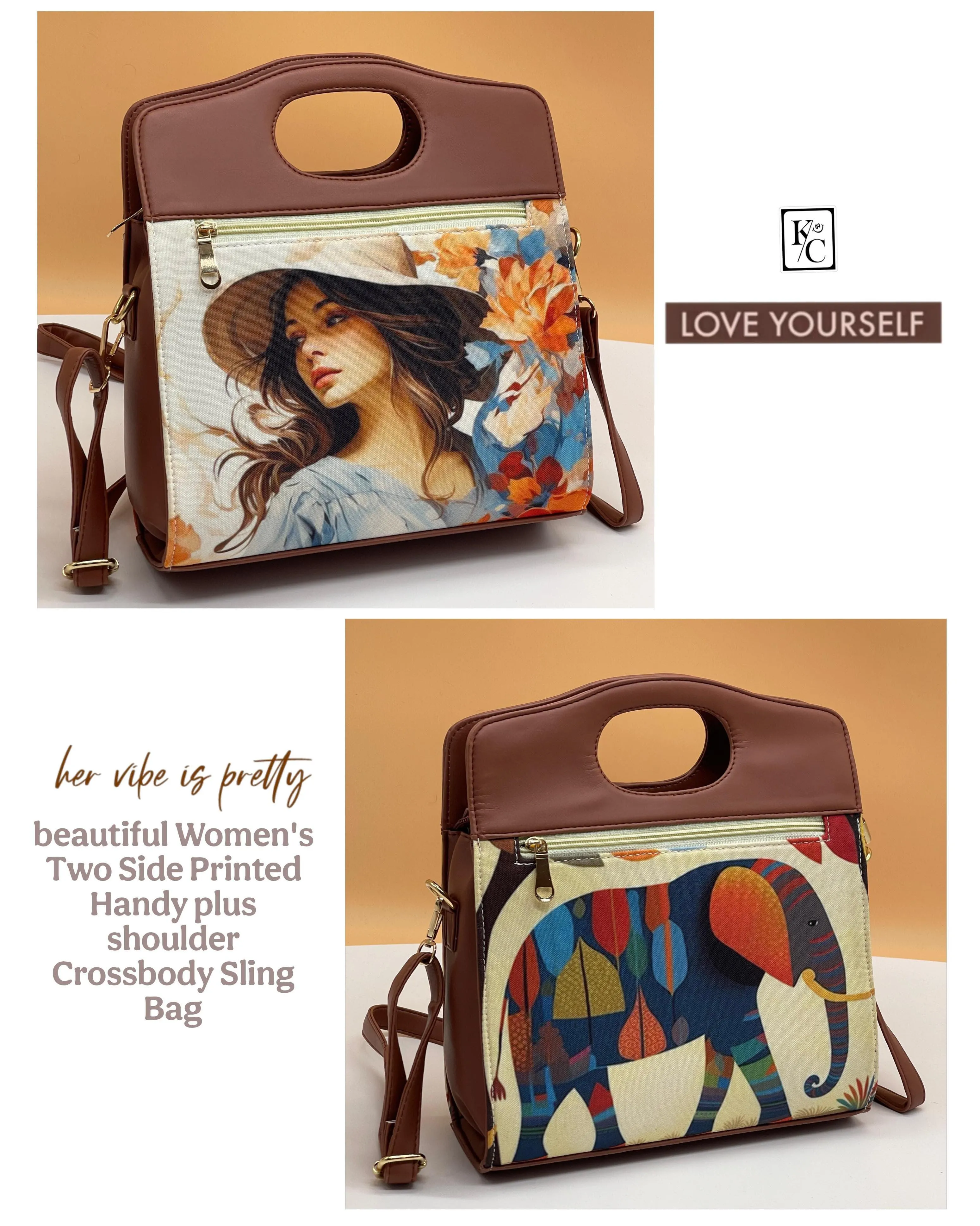 Printed Office Artificial Intelligence (AI) Bags Free shipping