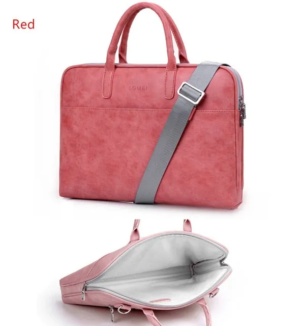 PU Leather waterproof Laptop bags for women