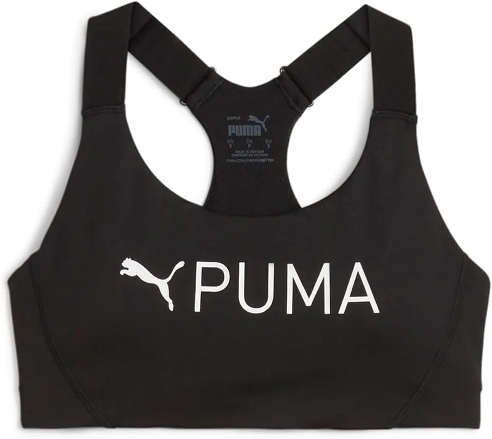PUMA Womens Fit 4Keeps Eversculpt Sports Bra Running, Training Casual Casual Breathable - Black - Size L