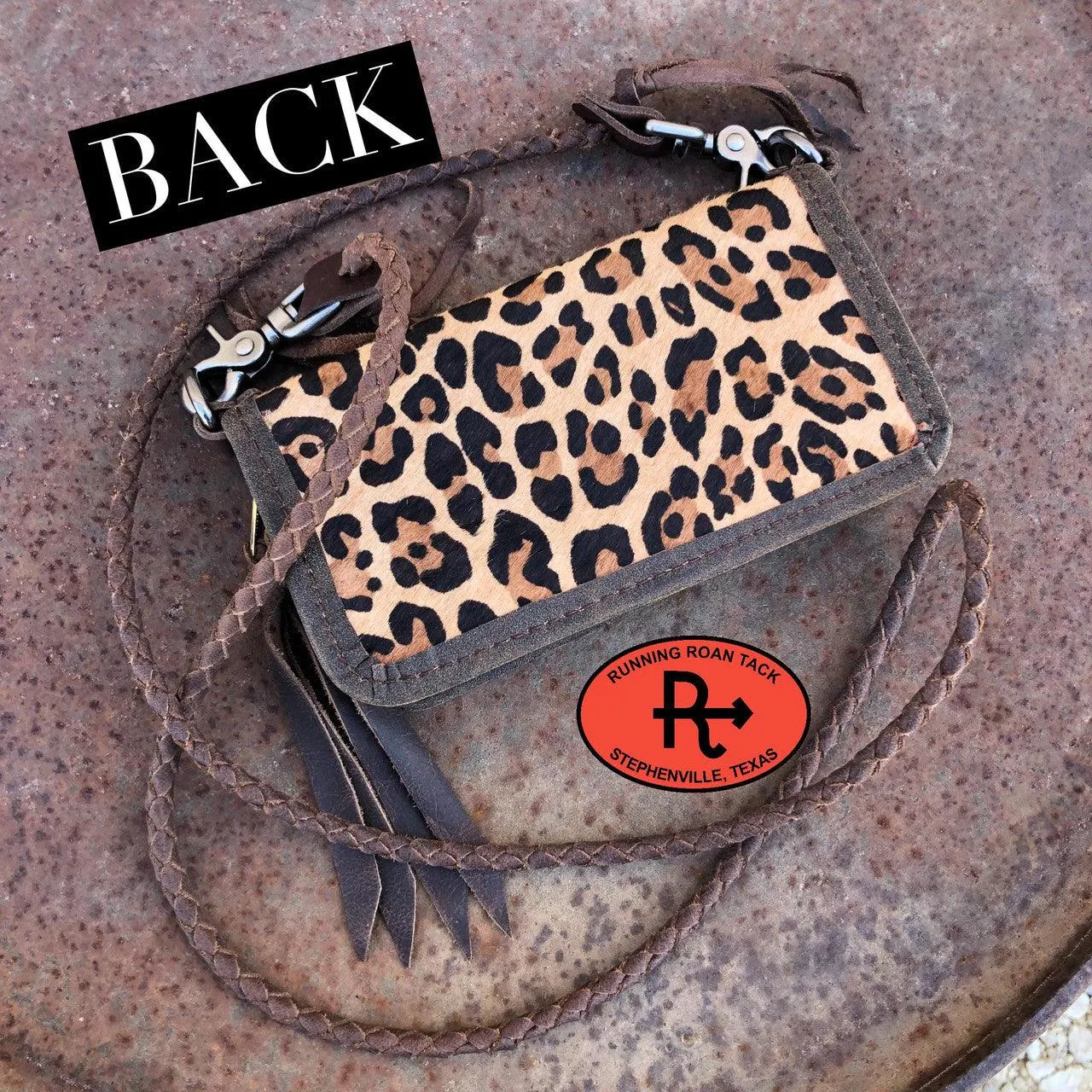 "The Pecos" Crossbody Double Zip Wallet Wristlet Organizer with Salinas, CA Rodeo Patch