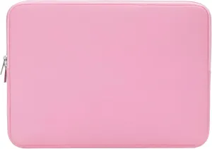 RAINYEAR 15 Inch Laptop Sleeve 15" Protective Soft Case Padded Zipper Cover Carrying Computer Bag Specially Compatible with 15.4" MacBook Pro/Air A3241 A2941 A3114 A1938 A1707 A1990 (Pink)
