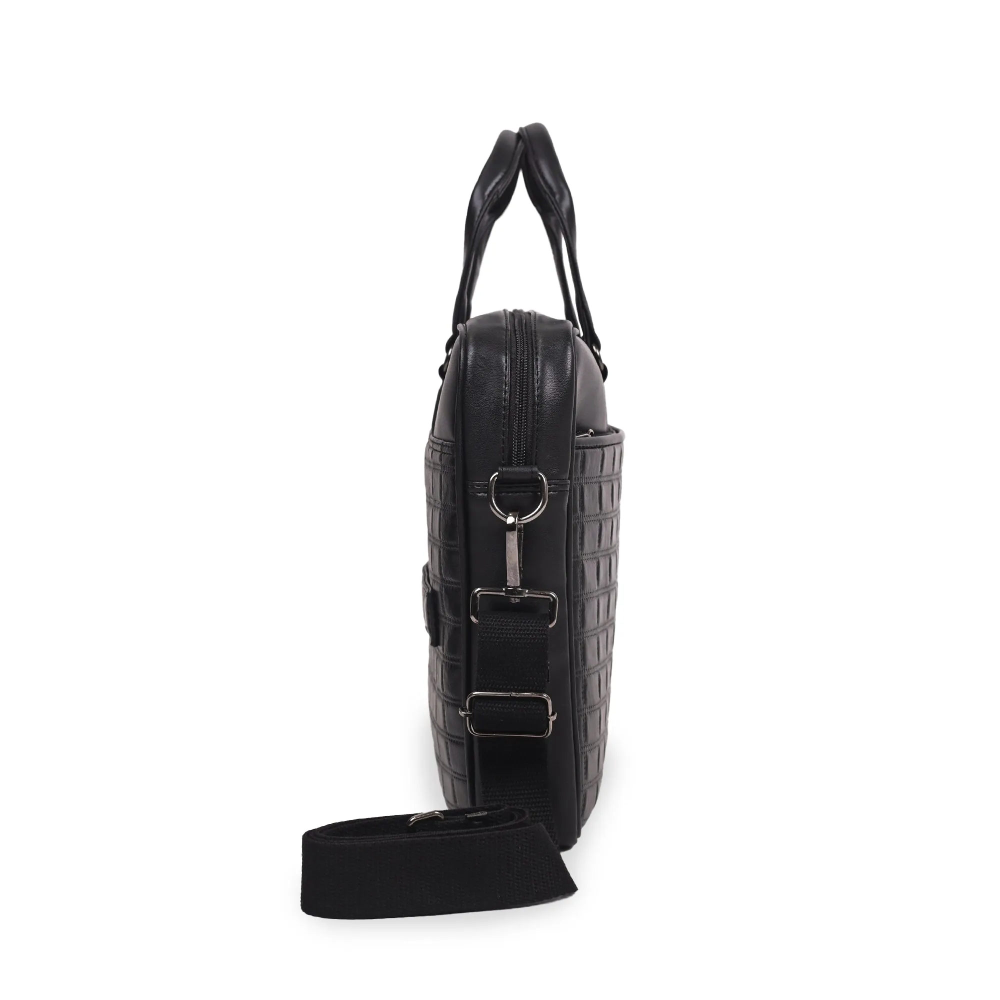 Raven Checkered Office Bag