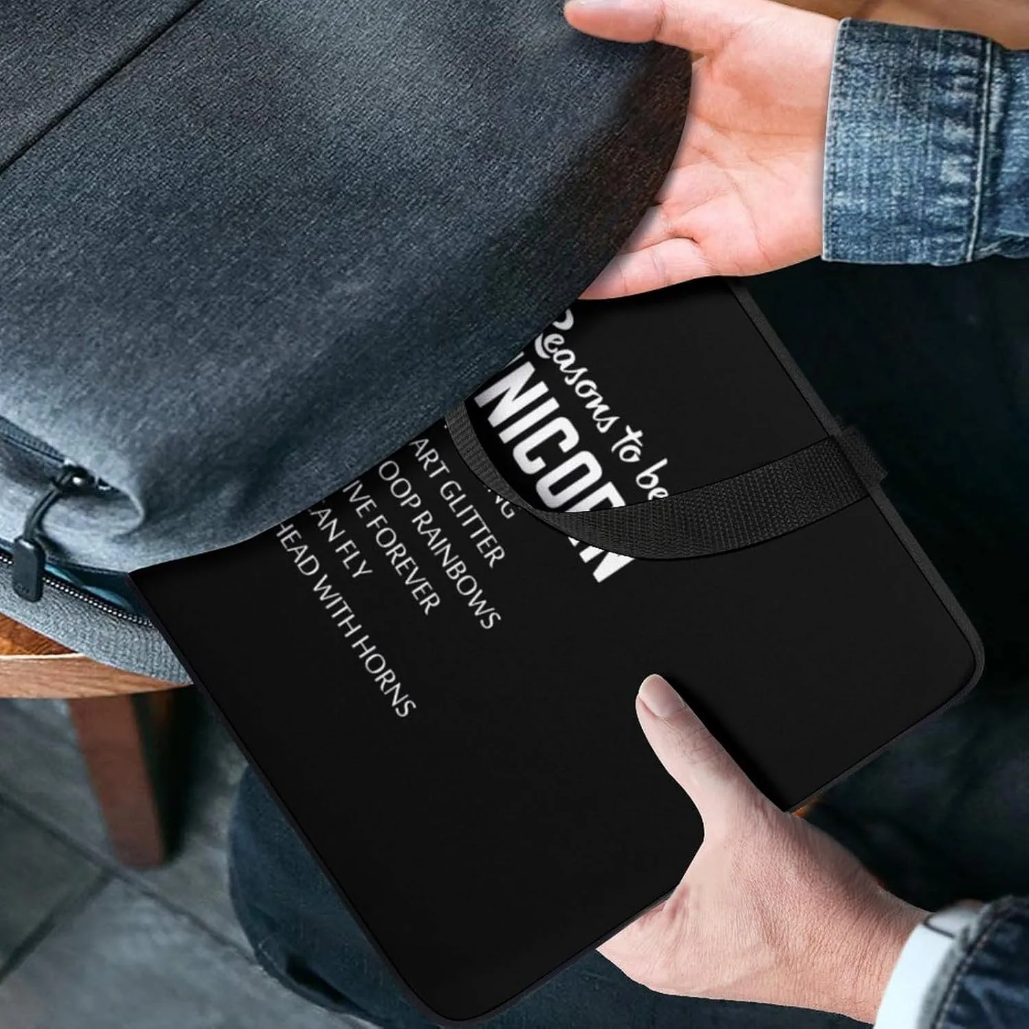 Reasons to Be Unicorn Laptop Sleeve Bag Computer Carrying Case Laptops Protective Cover for Travel Business