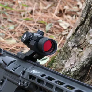 Red Dot Sight ST008,2 MOA dot Size, Submersible to 10 feet (3 Meters) IPX8 Waterproof & Shockproof Over 15,000 Rounds of .223