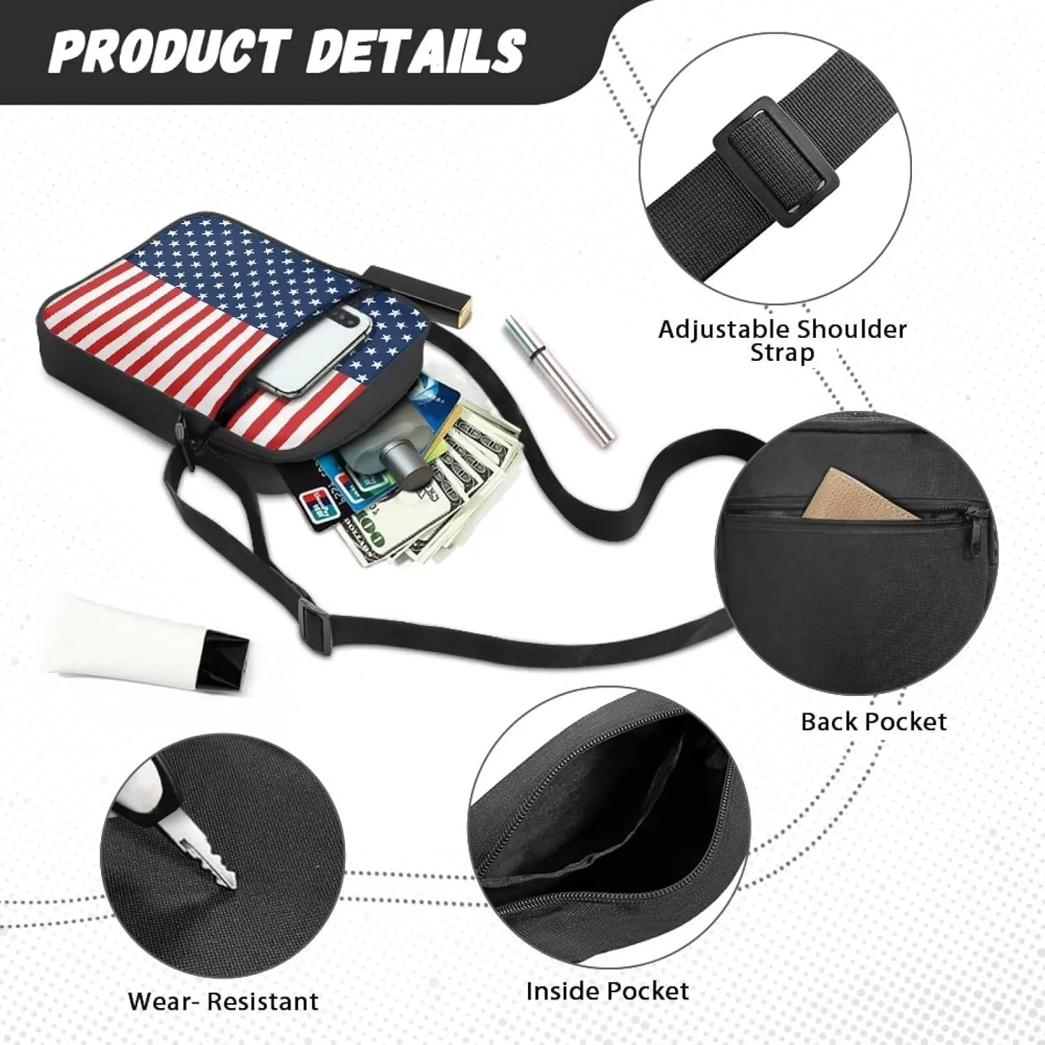 Renewold Crossbody Bag Cell Phone Purses Messenger Bag Satchel Handbags Shoulder Bag for Women Men Kids Teens