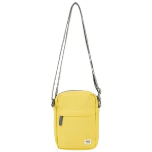 Roka Bond Recycled Canvas Crossbody Bag - Lemonade Yellow