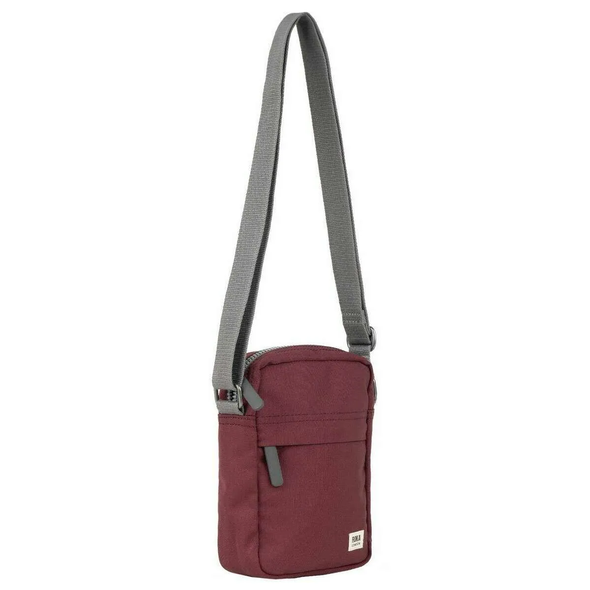 Roka Bond Recycled Canvas Crossbody Bag - Zinfandel Red