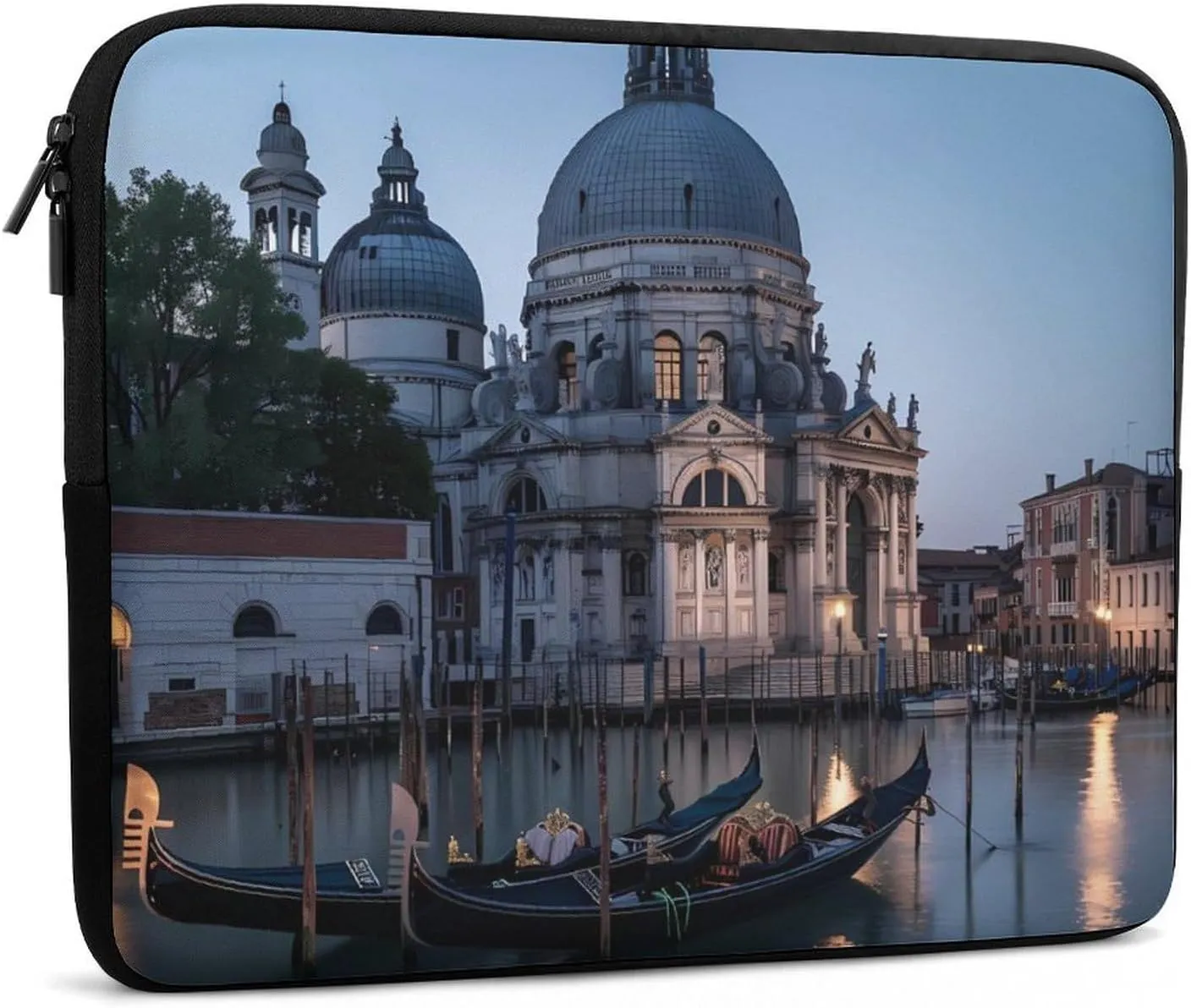 Roman Catholic Santa Maria Salute Venice Italy Laptop Sleeve Case Protective Computer Bag Carrying Briefcase for Men Women