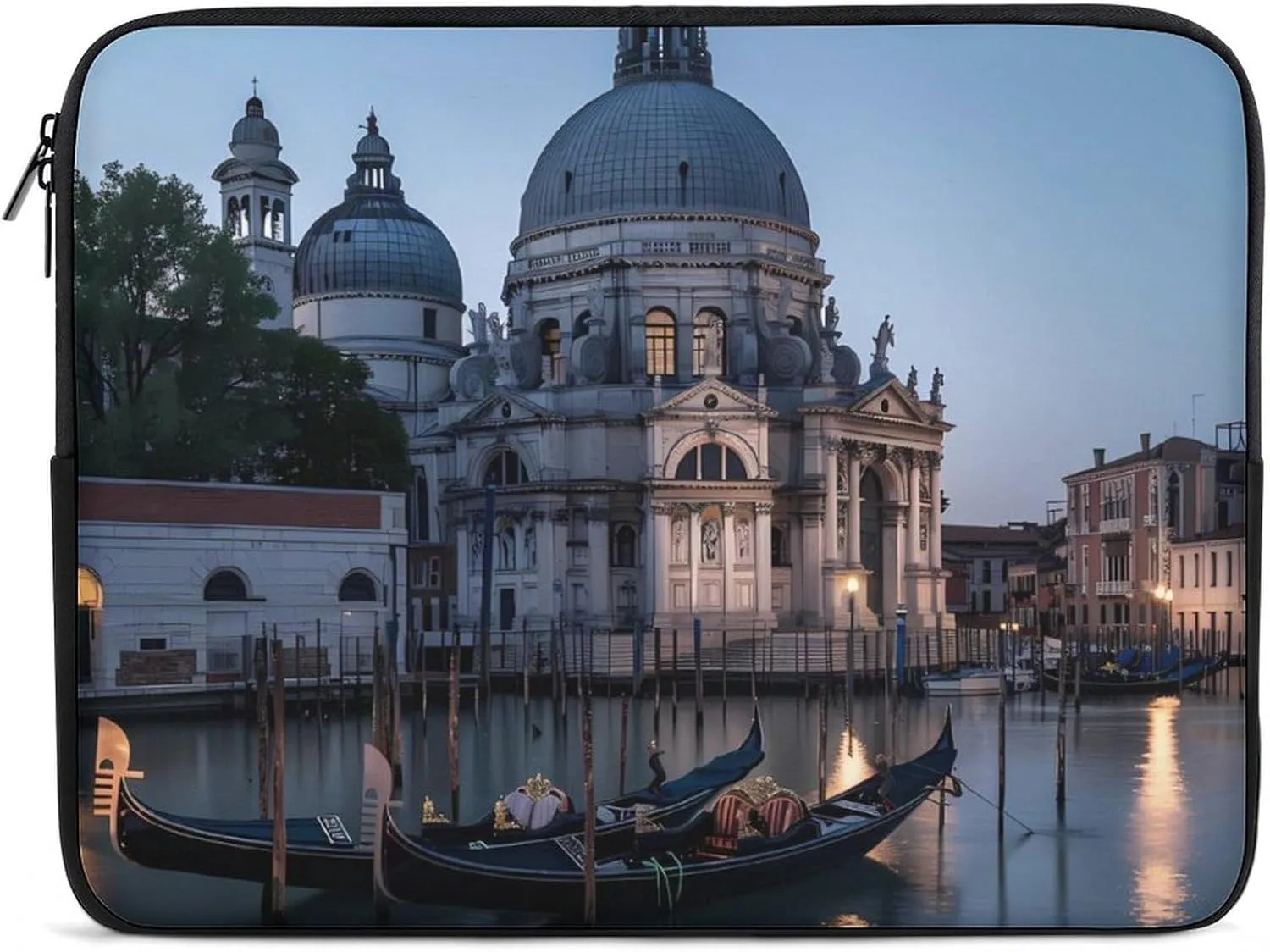 Roman Catholic Santa Maria Salute Venice Italy Laptop Sleeve Case Protective Computer Bag Carrying Briefcase for Men Women