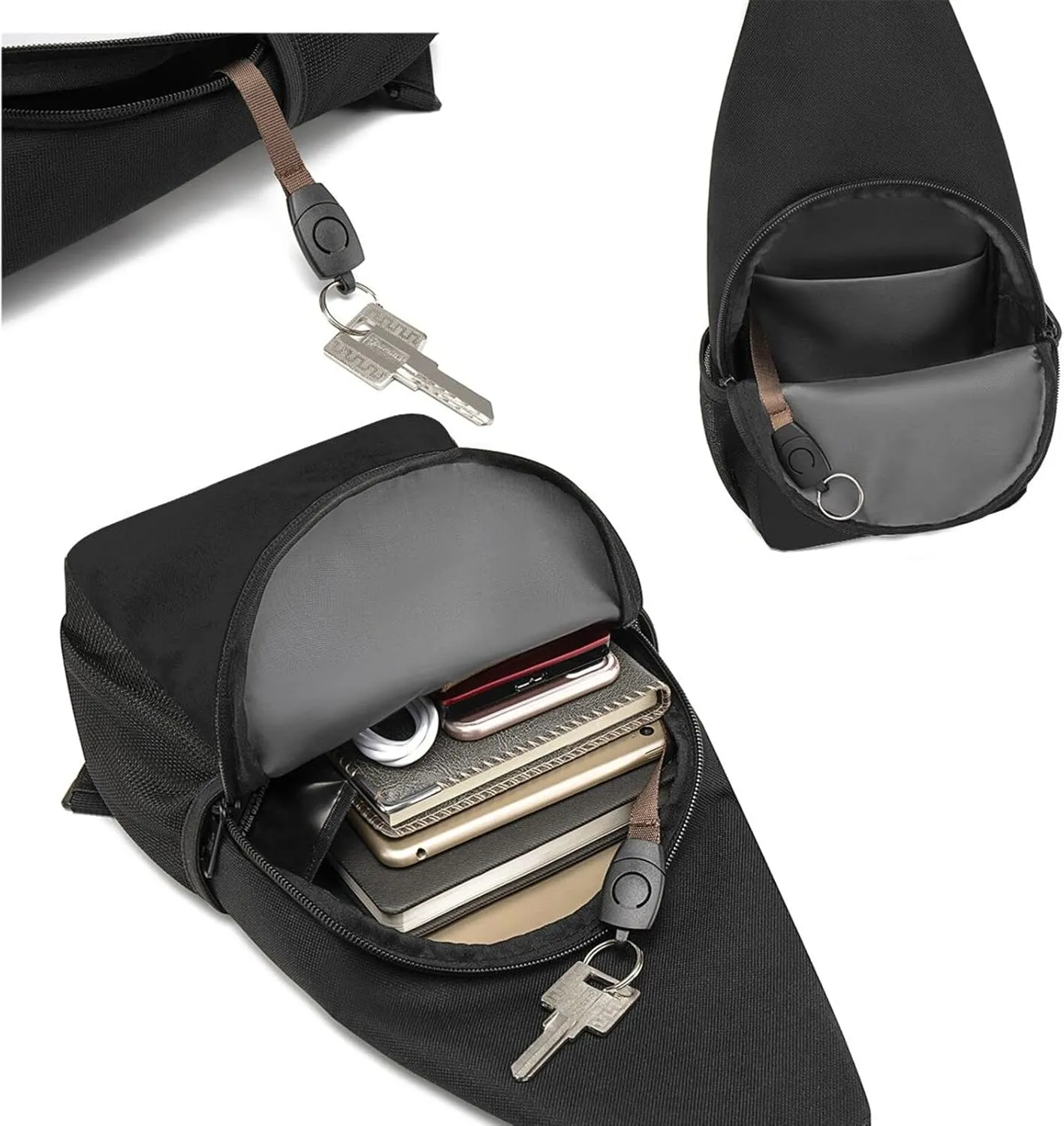 Save Water Drink Vodka Unisex Chest Bag Lightweight Crossbody Shoulder Bag Travel Pocket