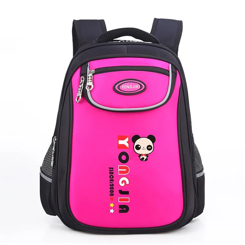 Schoolbag pupil 1-3-6 grade, male and female new children's shoulder cartoon knapsack 6-12 years old