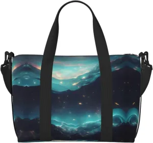 Science Fiction Stars Crossbody handbag, travel casual handbag, suitable for work, travel, fitness, tourism, women's zipper storage bag,