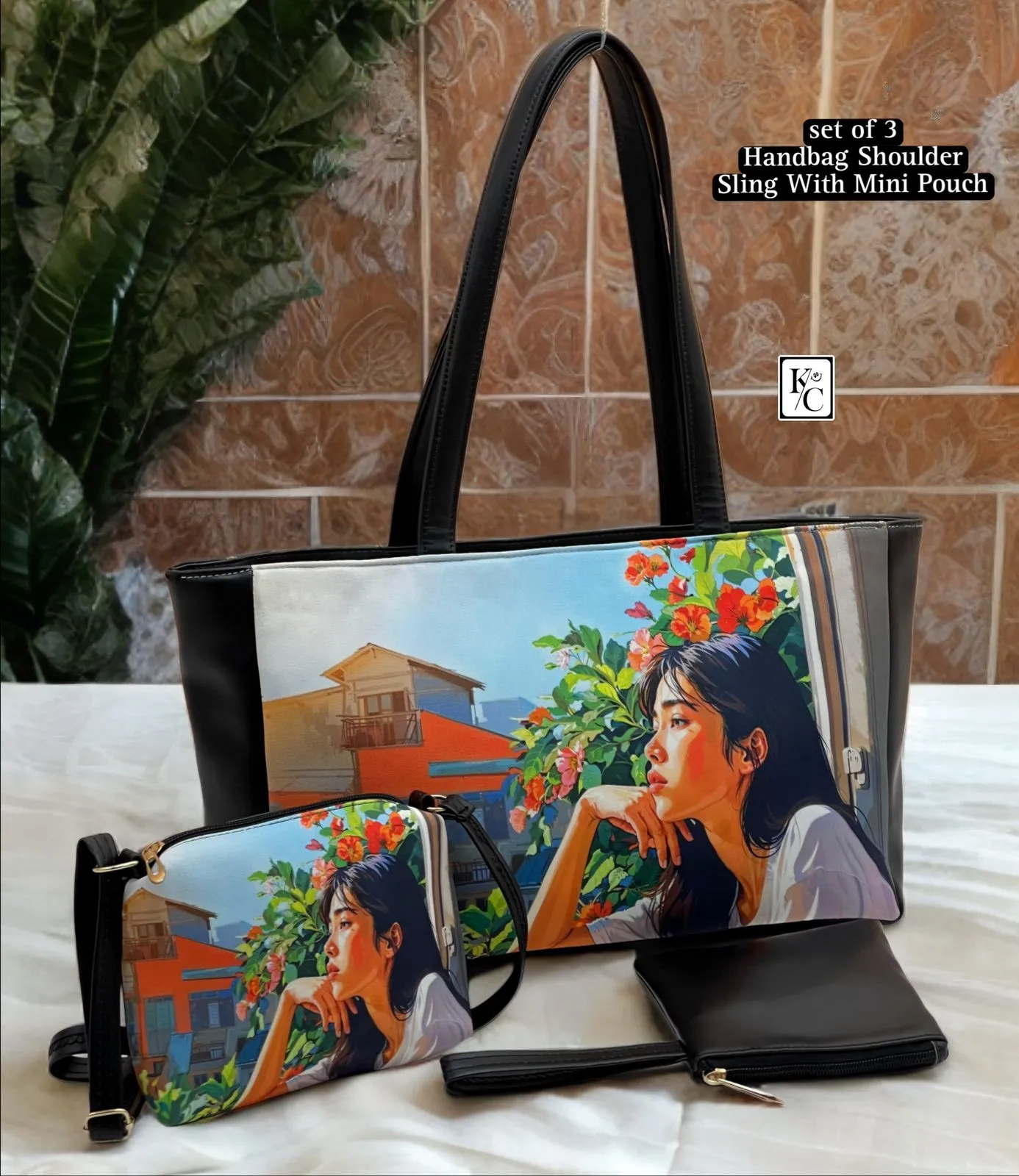 (Set 3) of - Bags International returns Professional assistance Combo Women