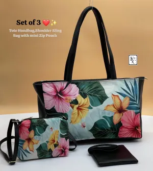 (Set 3) of - Bags International returns Professional assistance Combo Women