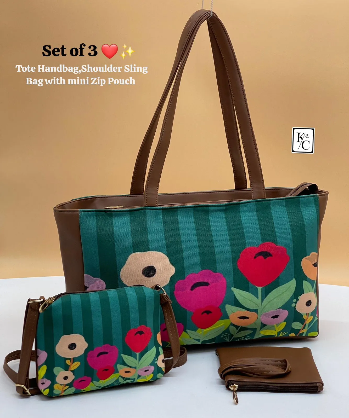 (Set 3) of - Bags International returns Professional assistance Combo Women