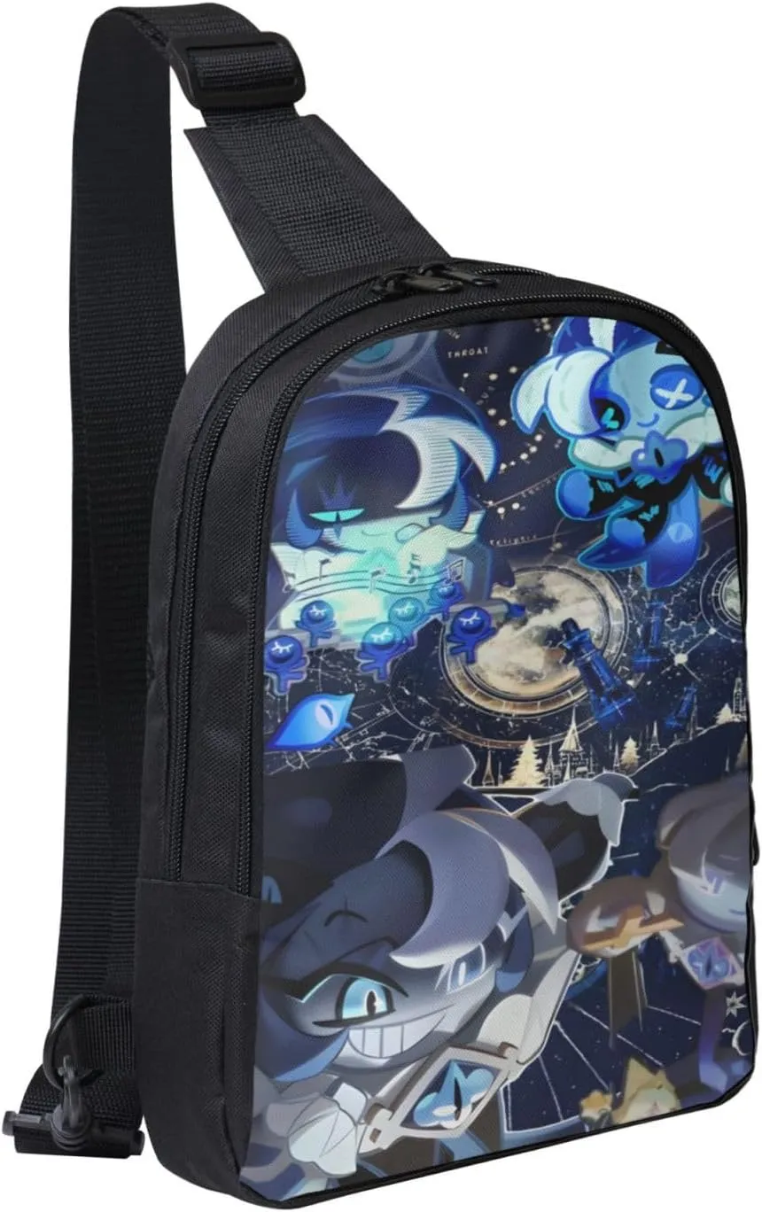 Shadow Milk Cookie Cartoon Print Children'S Sports Casual Fashion Crossbody Bag, Chest Bag