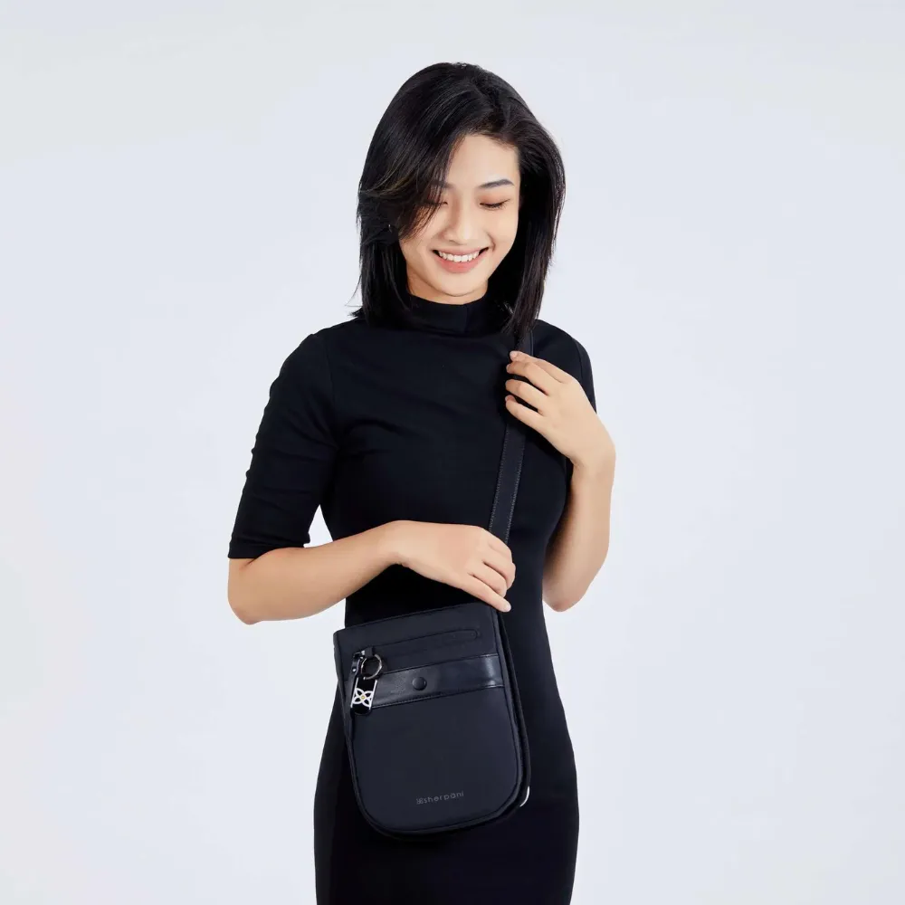 Sherpäni Prima AT (Anti-Theft) Carbon Travel Crossbody Bag (Women's)