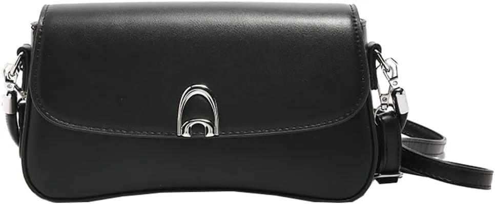 Shoulder Bag for Women Crossbody Purses with 2 Removable Straps Trendy Leather Bag Clutch Tote Handbags Saddle Bag