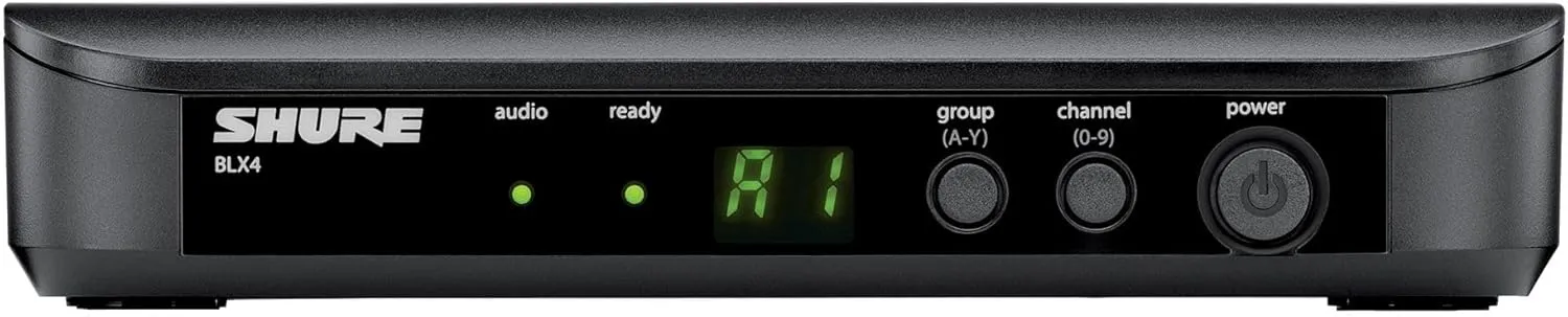 Shure BLX24/SM58 Wireless Microphone System - 14-Hour Battery Life, 300 ft Range, UHF | Includes SM58 Handheld Vocal Mic, Single Channel Receiver | H11 Band (BLX24/SM58-H11)