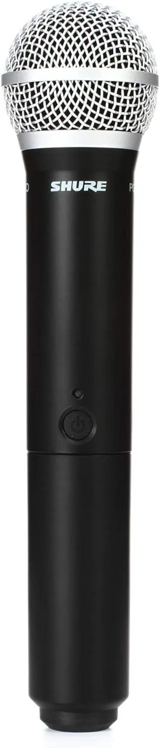 Shure BLX2/B58 Handheld Transmitter with PG58 Vocal Mic Capsule - for use with BLX Wireless Microphone Systems, Receiver Sold Separately | J11 Band (BLX2/PG58=-J11)