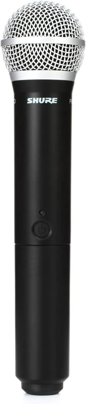 Shure BLX2/B58 Handheld Transmitter with PG58 Vocal Mic Capsule - for use with BLX Wireless Microphone Systems, Receiver Sold Separately | J11 Band (BLX2/PG58=-J11)