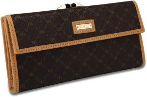 Signature Brown Continental Clasp Wallet