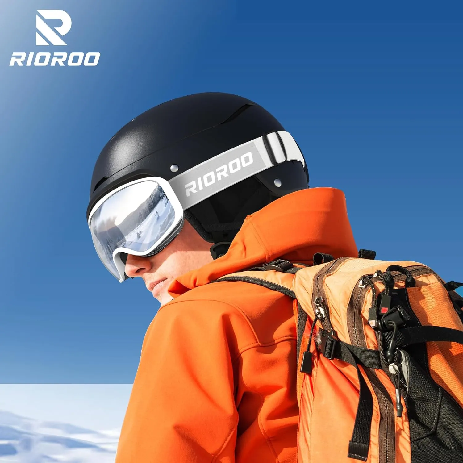 Ski Helmet for Women Men, Safety Certified Snowboard Helmet with Shockproof ABS Hard Shell for Adults & Youth