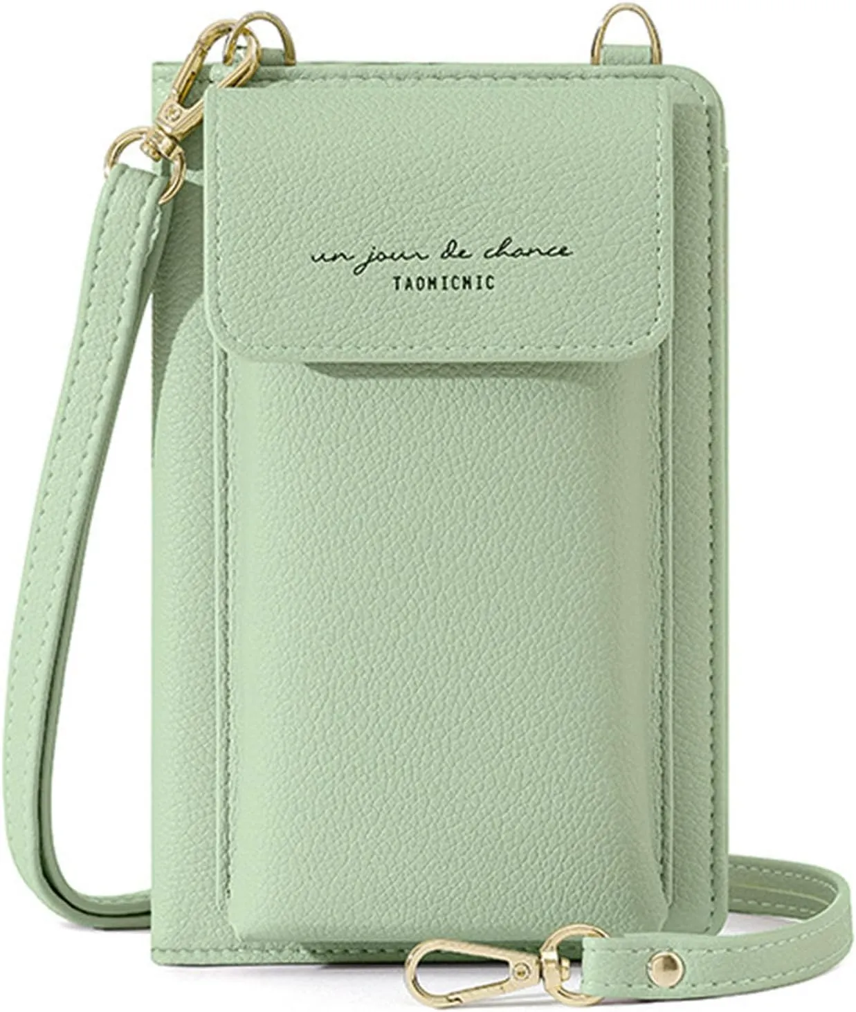 Small Crossbody Bag Purse Wallet for Women, Mulit-purpose RFID Blocking Card Passport Holder Combo Travel Essentials Cover