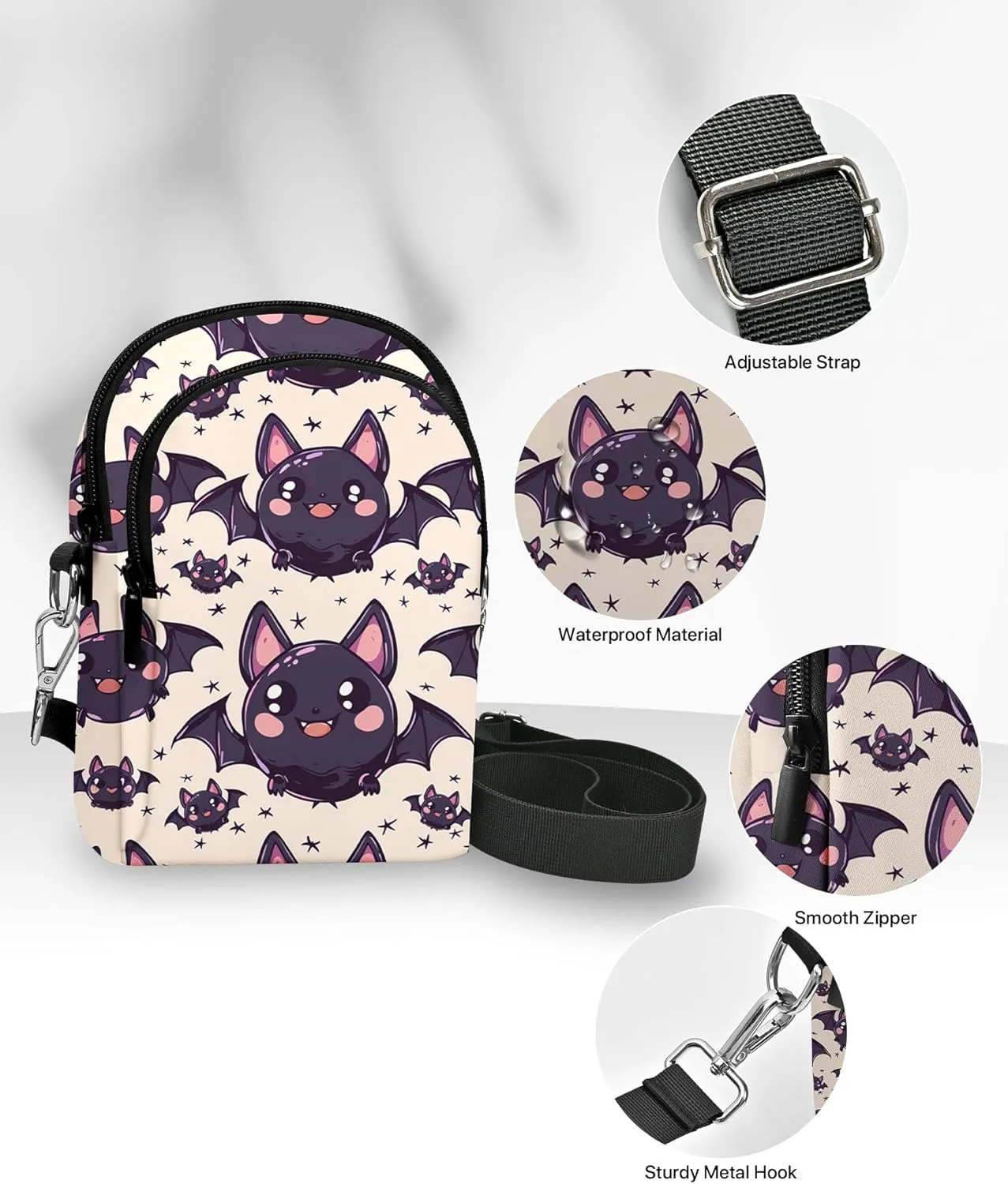 Small Crossbody Bags for Women Casual Cell Phone Purse Lightweight Crossbody Purses Fashion with Adjustable Strap
