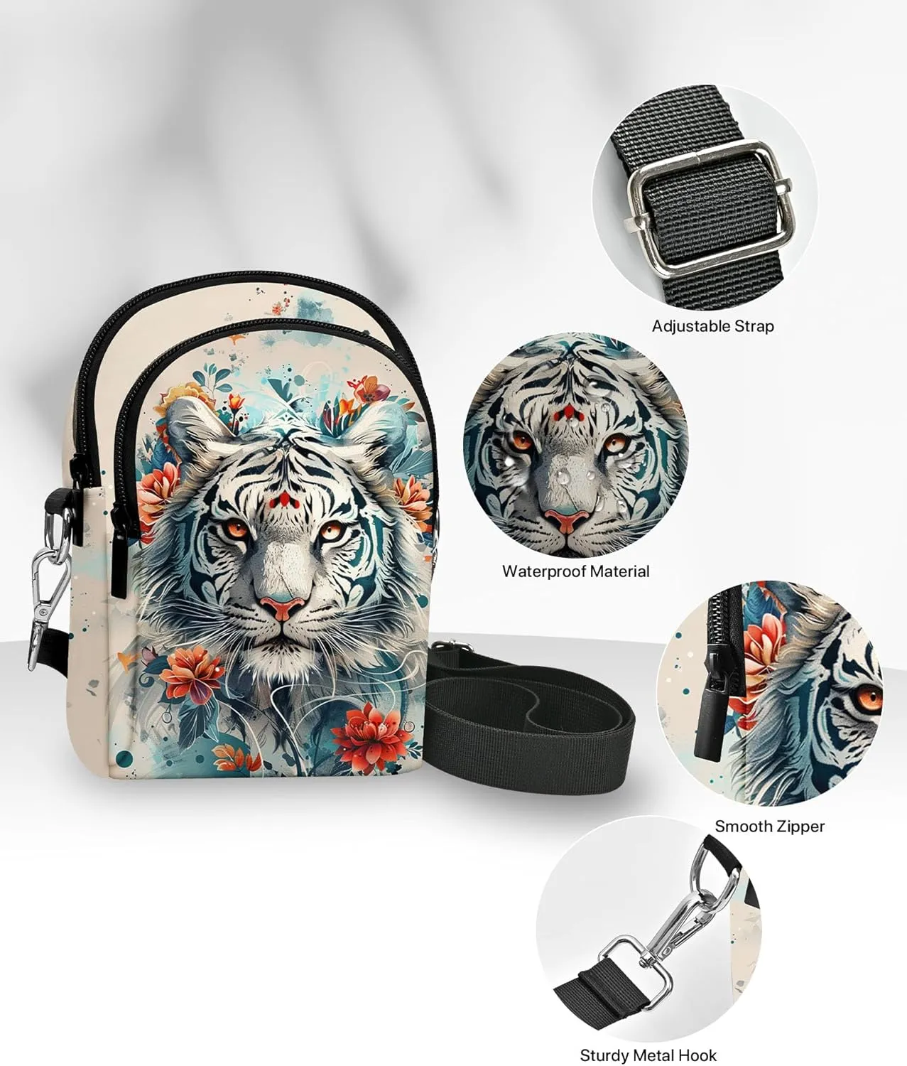 Small Crossbody Bags for Women Casual Cell Phone Purse Lightweight Crossbody Purses Fashion with Adjustable Strap