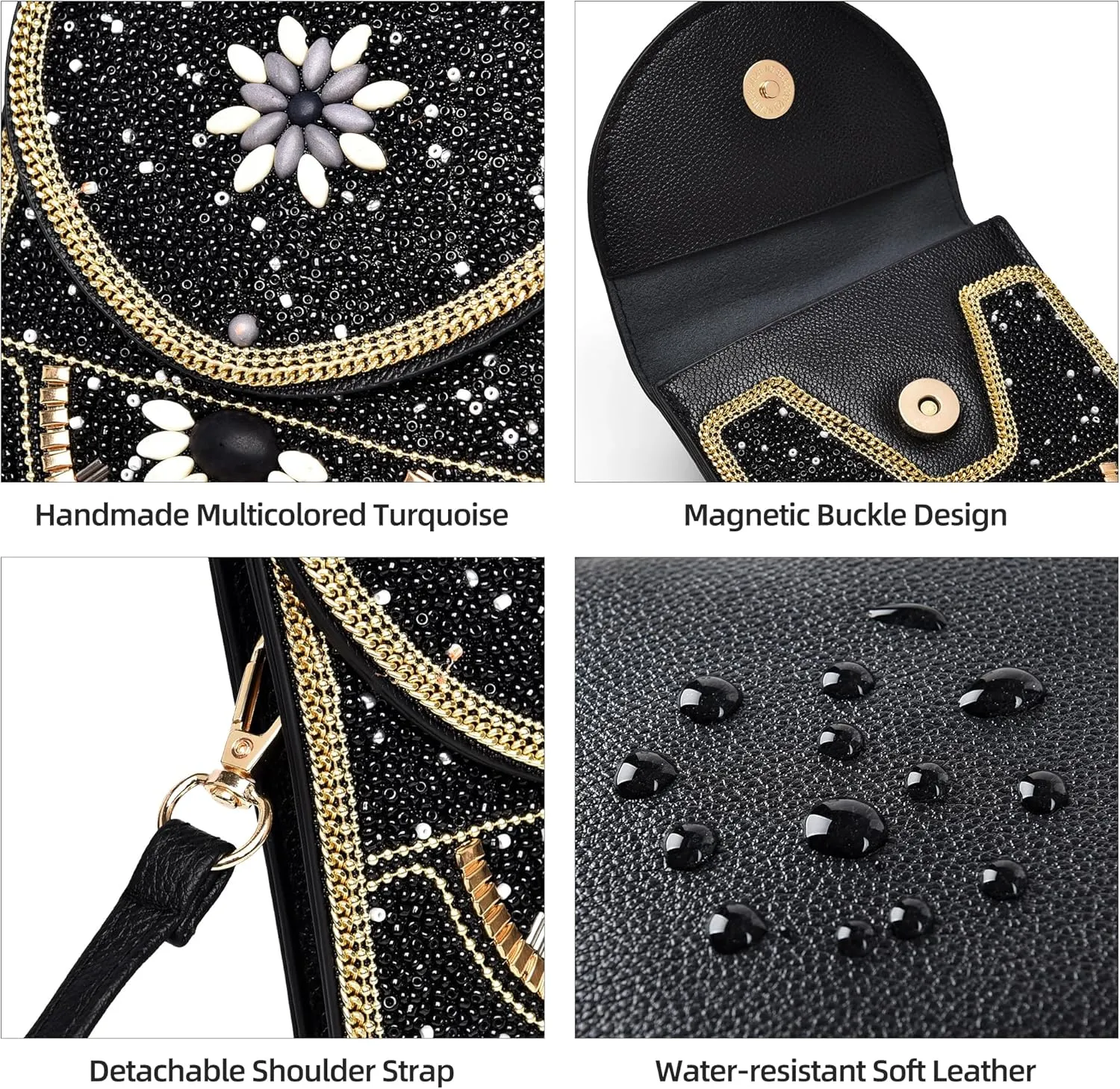Small Crossbody Bags for Women Designer Gypsy Cell Phone Bag Boho Shoulder Wallet Purse