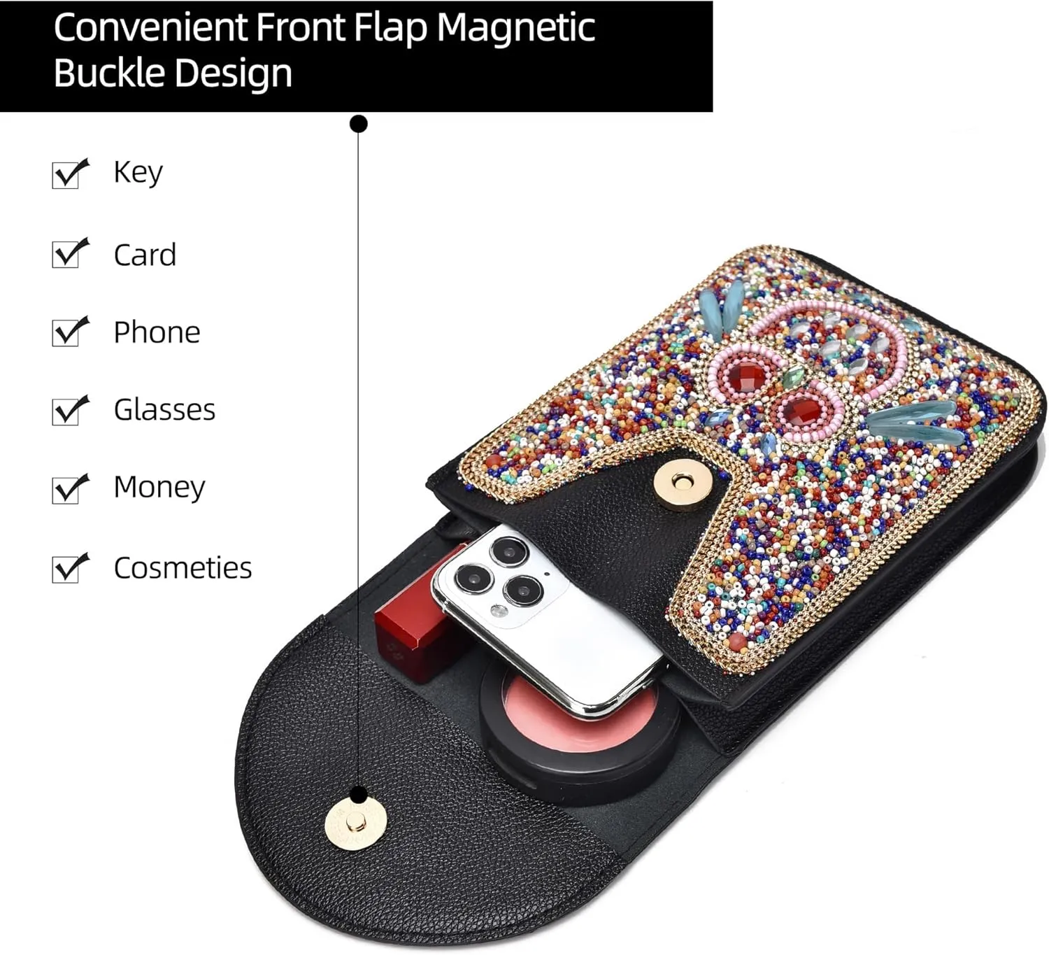 Small Crossbody Bags for Women Designer Gypsy Cell Phone Bag Boho Shoulder Wallet Purse