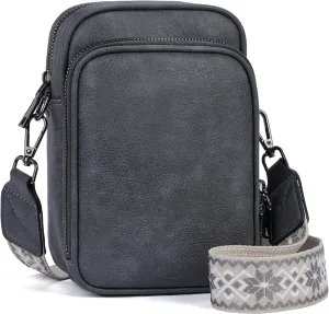 Small Crossbody Bags for Women Trendy,Vegan Leather Cell Phone Purse Crossbody Handbag Purse with Built in Wallet