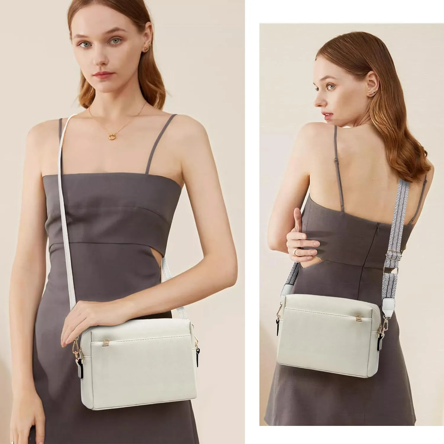 Small Crossbody Bags for Women Vegan Leather Purses Women's Shoulder Handbags Wallet Satchel Cross Body Purse