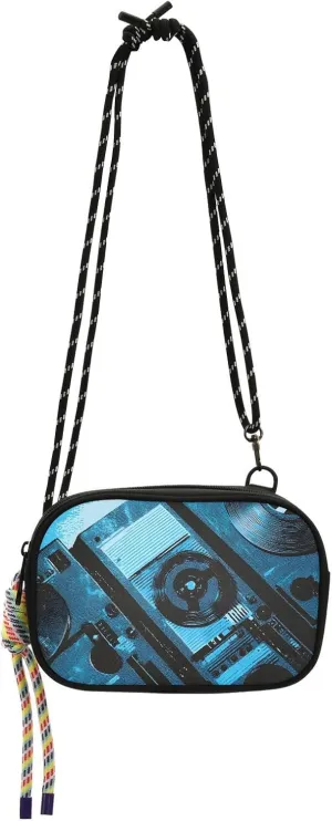 Small Crossbody Bags Vintage Tape Recorder Phone Purse Wallet for Women Shoulder Bag with Cute Rope Straps