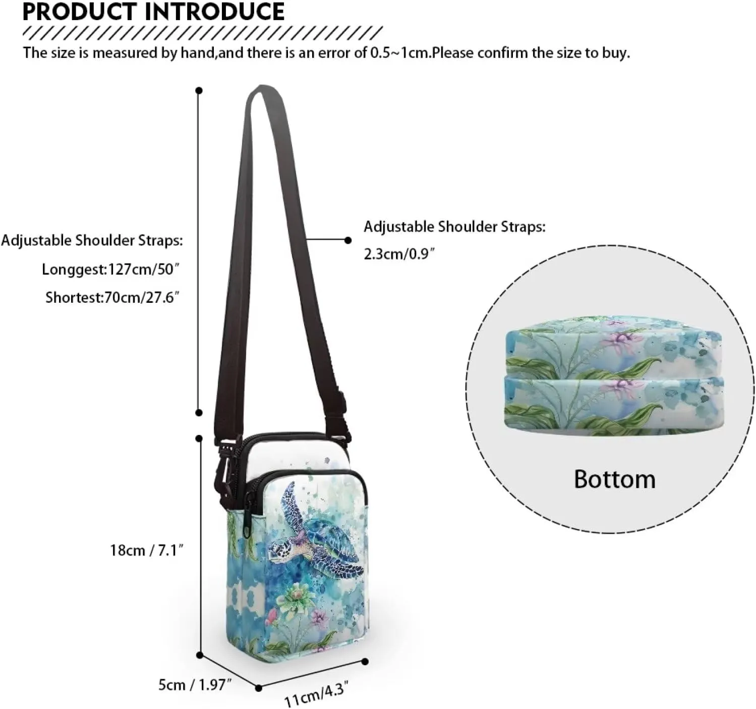Small Crossbody Phone Bag for Women Cell Phone Purse Wallet Cute Shoulder Bag