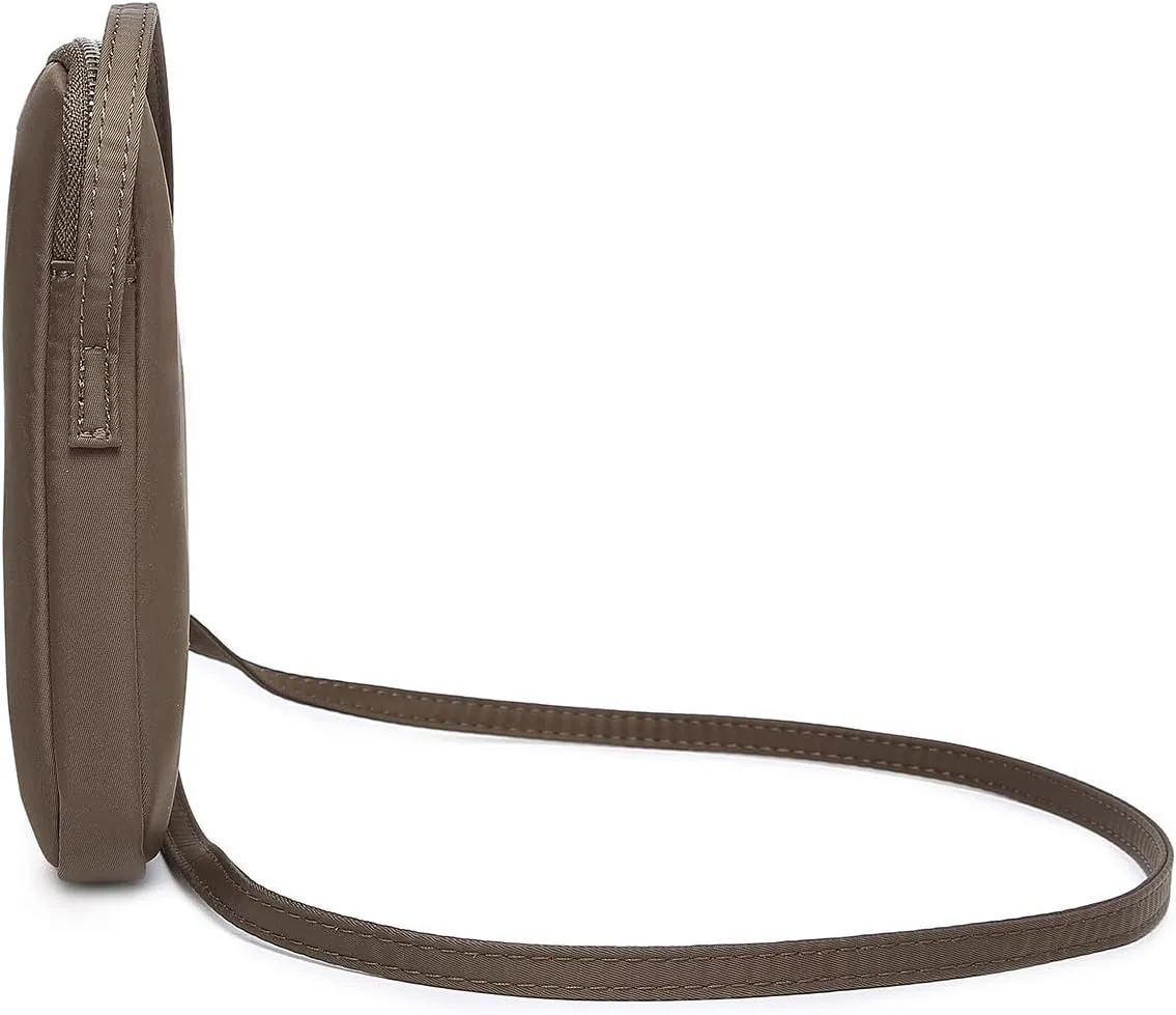 Small Crossbody Purse Zipper Cell Phone Bag Mini Shoulder Purse Wallet Smart Phone Wallet with Credit Card Solts