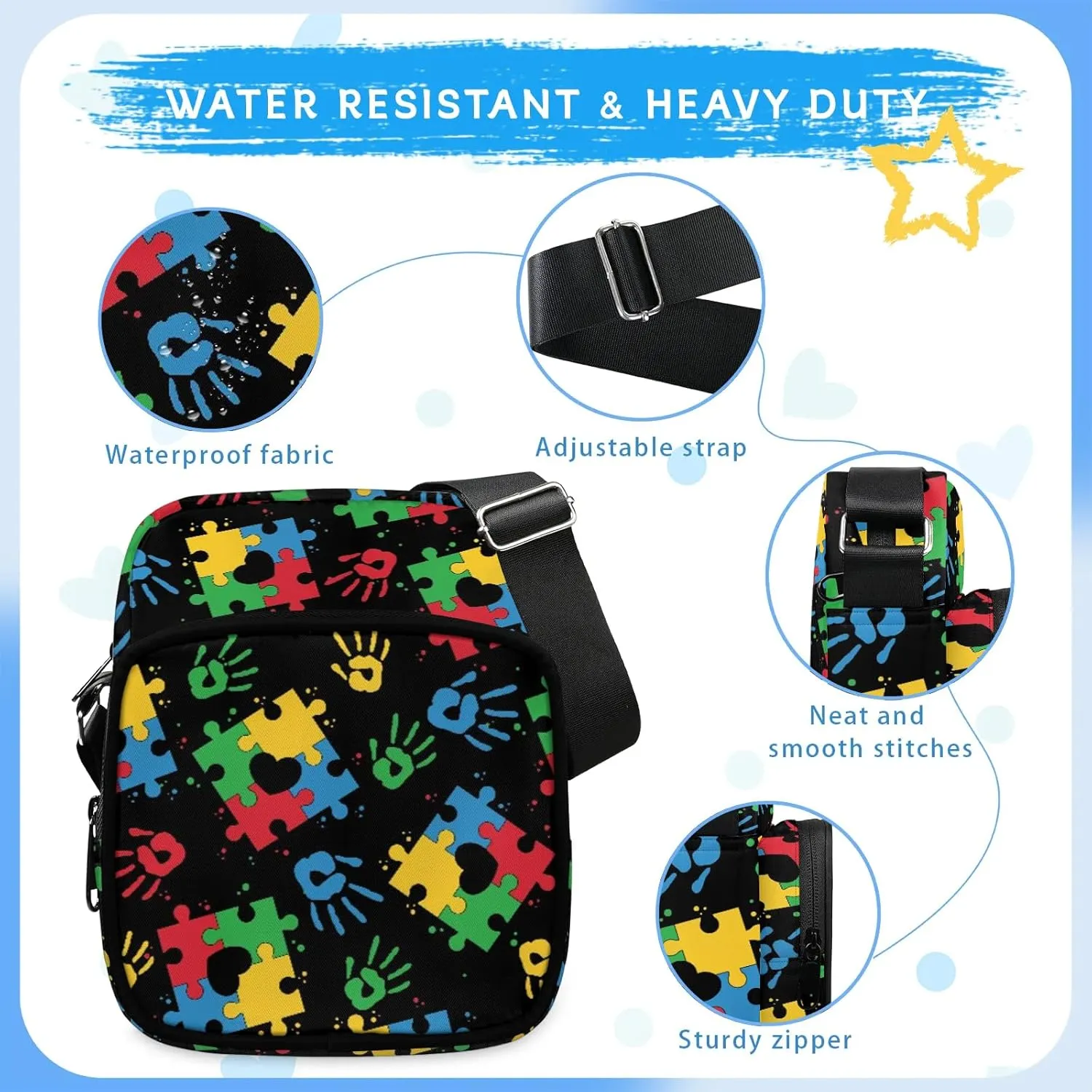Small Crossbody Purses for Kids Age 4-12 Cute Little Messenger Bag Mini Shoulder Bag Wallet Purse for Boys Girls Travel