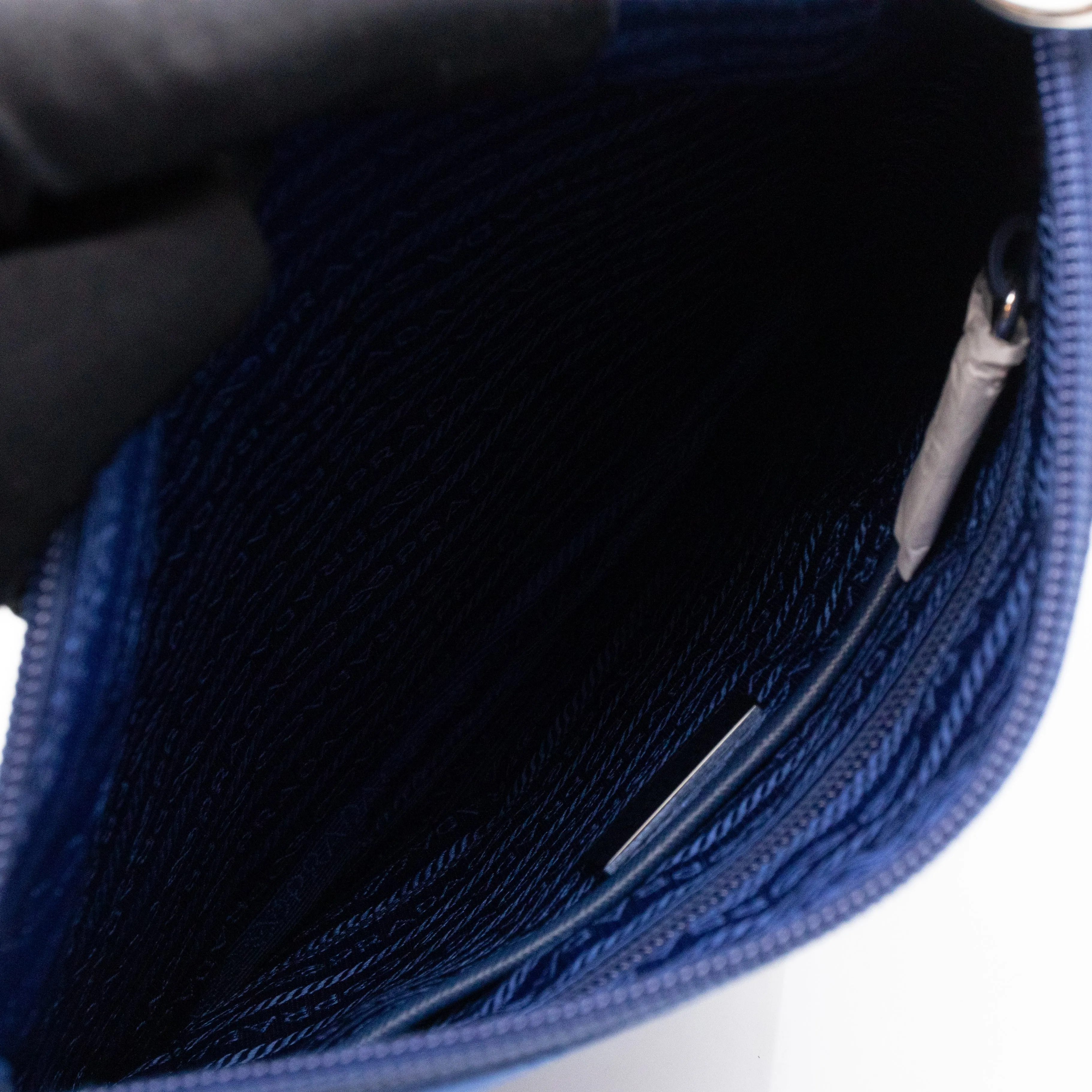 Small Messenger Blue Tessuto Nylon