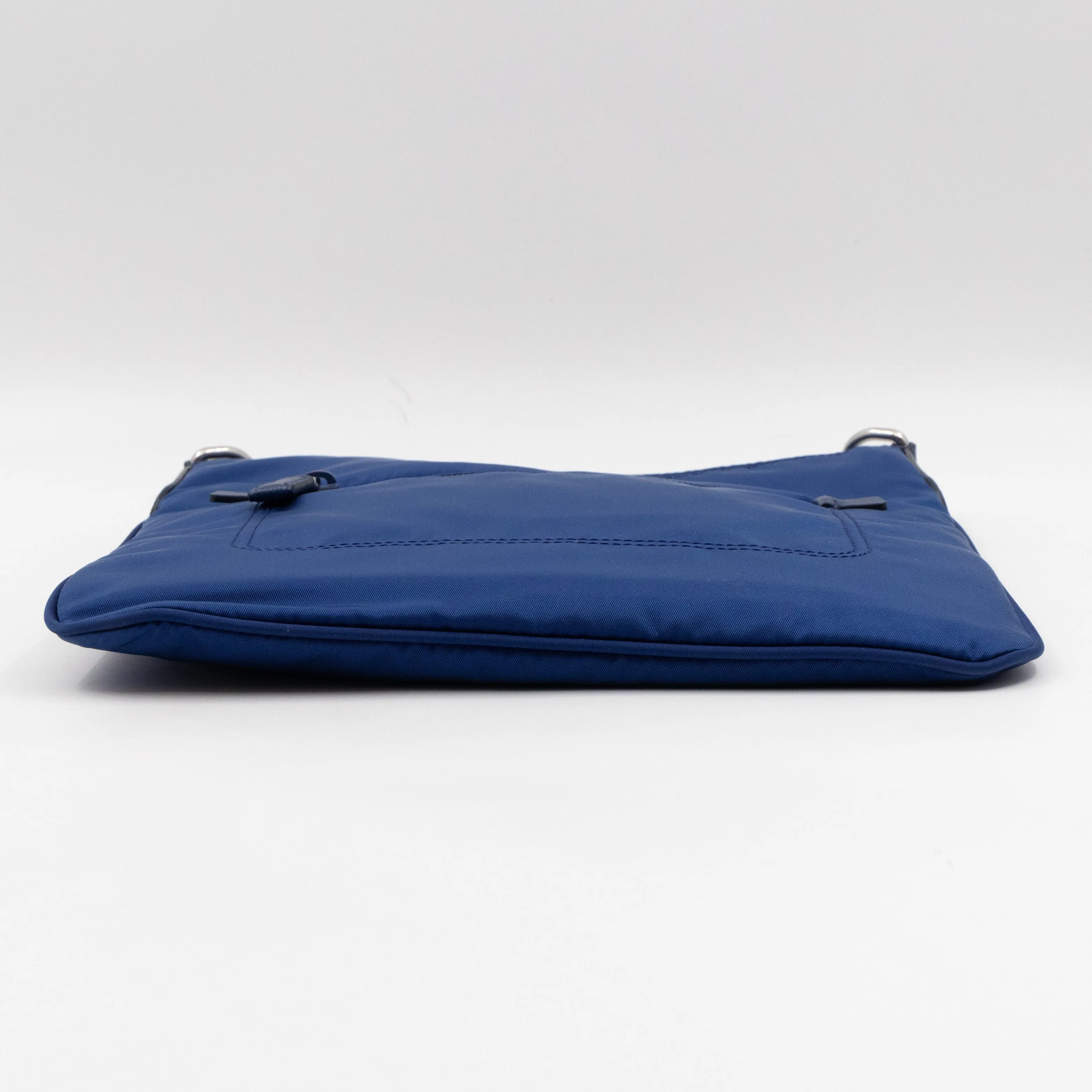 Small Messenger Blue Tessuto Nylon