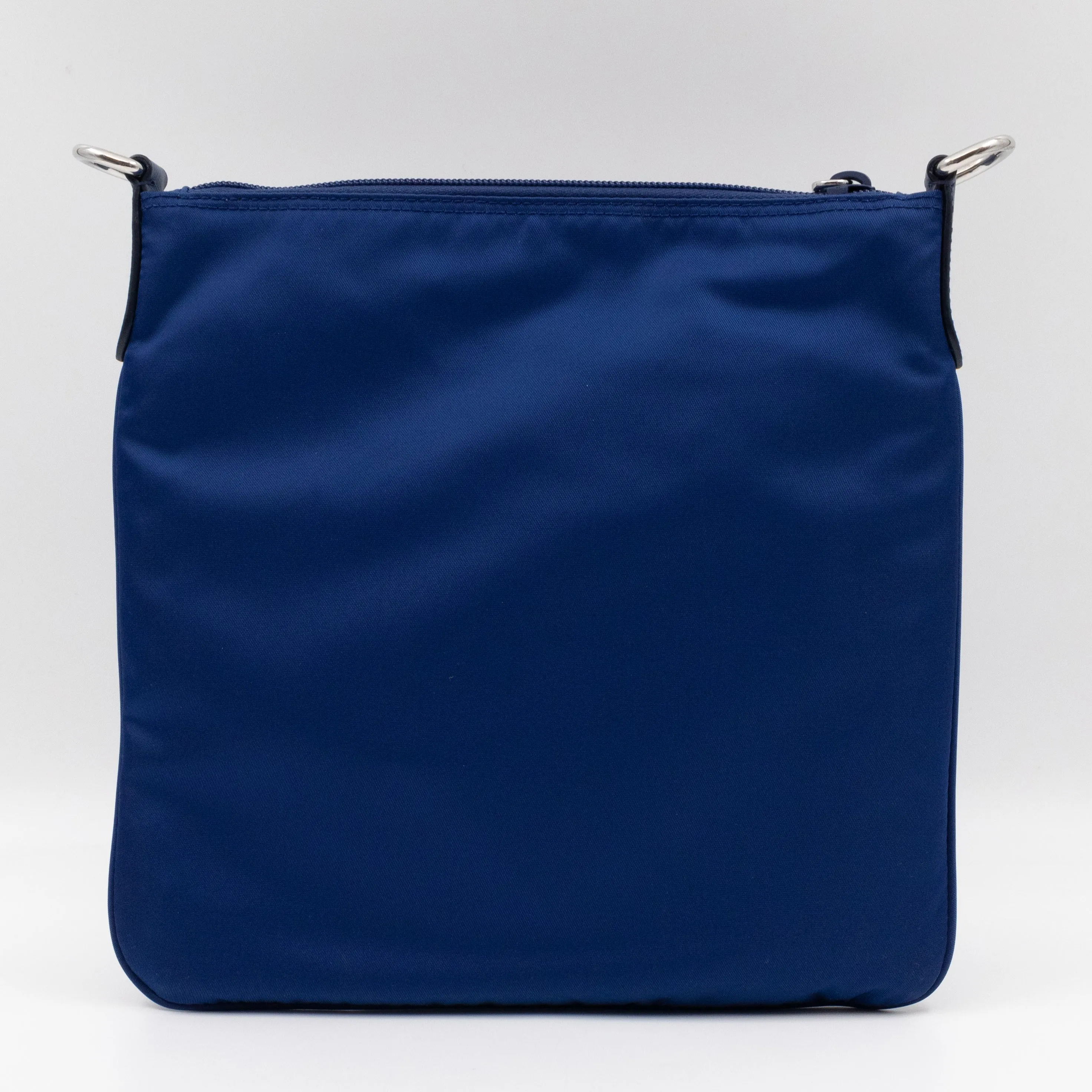 Small Messenger Blue Tessuto Nylon