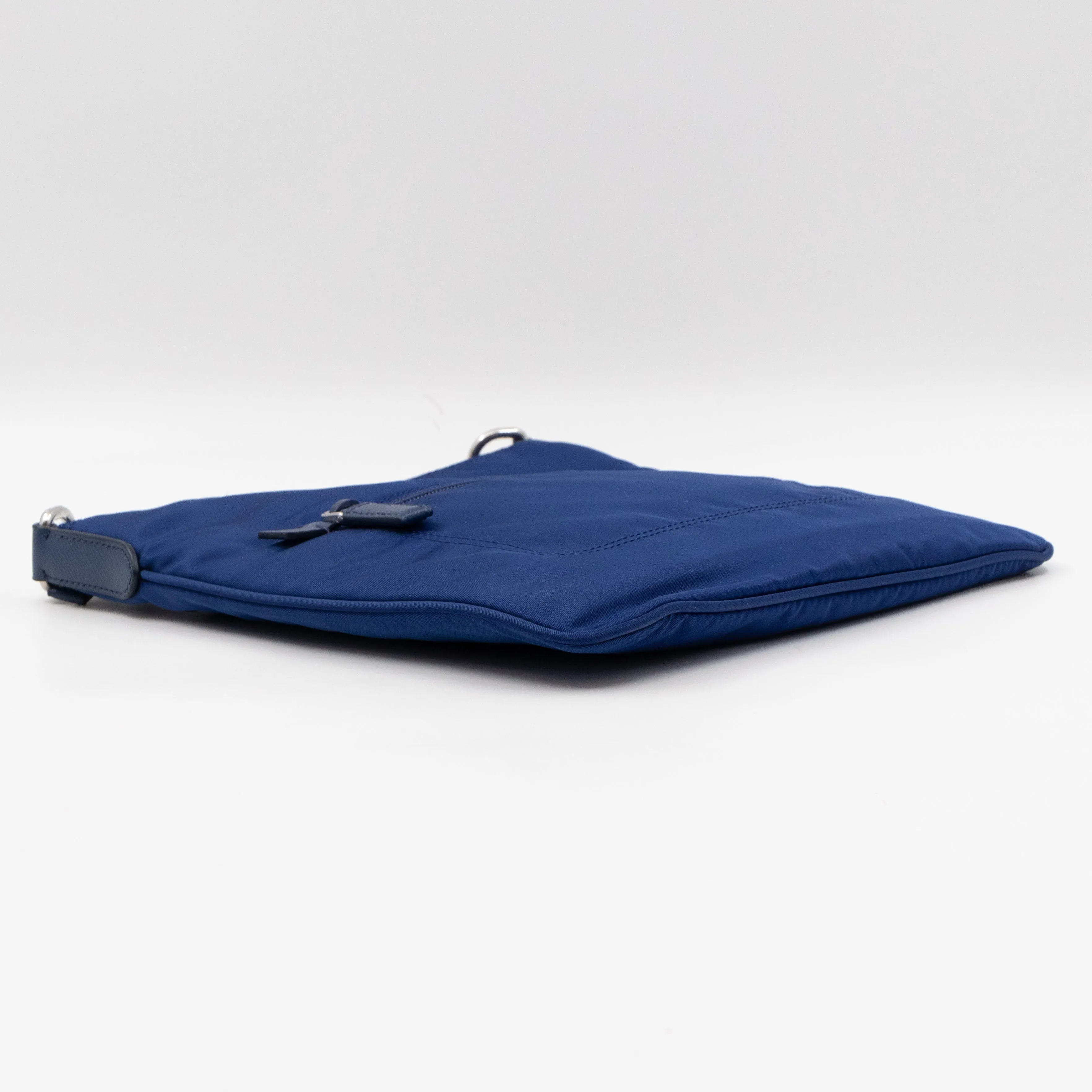 Small Messenger Blue Tessuto Nylon