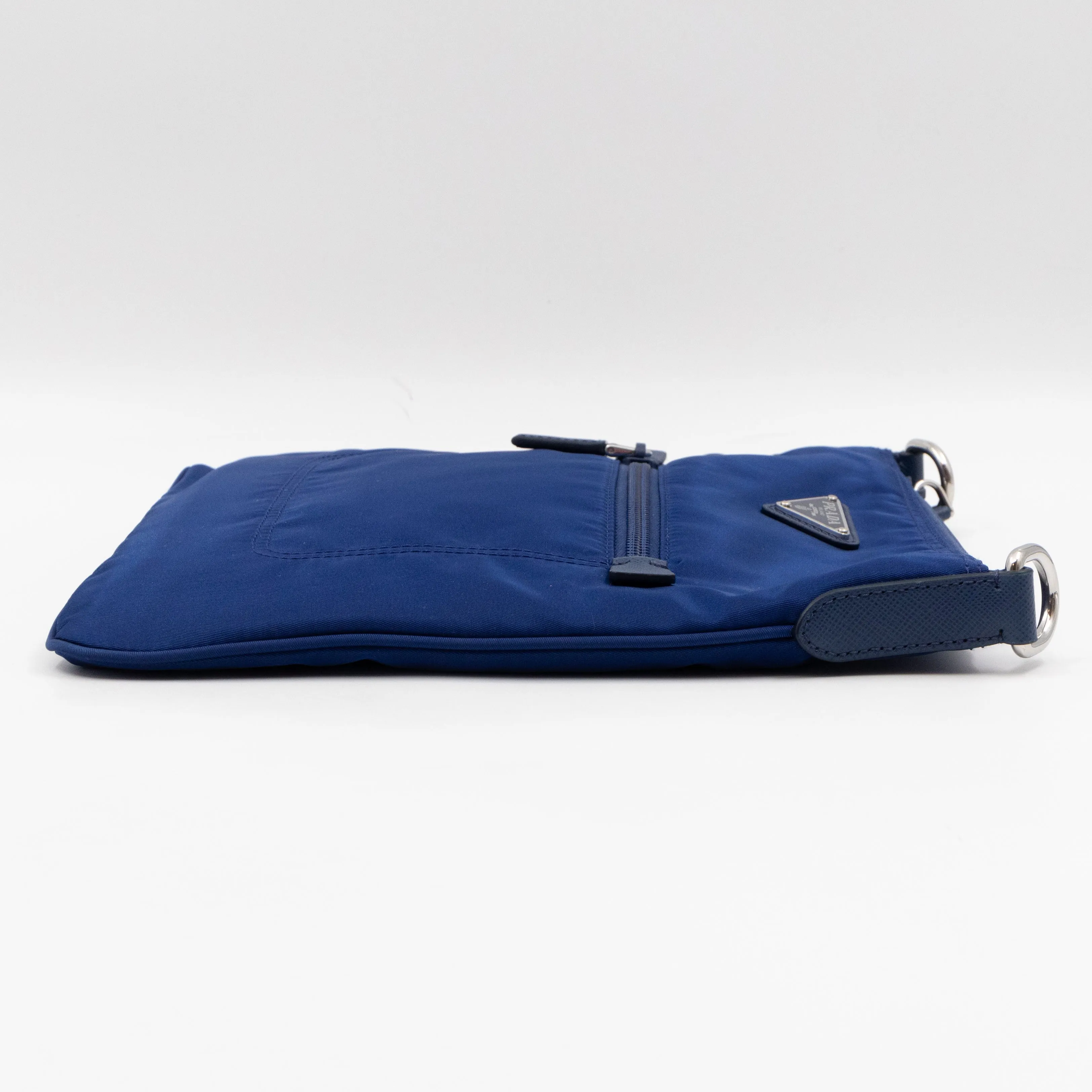 Small Messenger Blue Tessuto Nylon